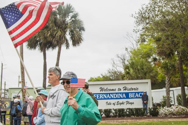 Organizers of a local ‘No Kings’ demonstration said more than 1,000 people came out for Saturday’s protest. Photo Ashley Chandler/News-Leader