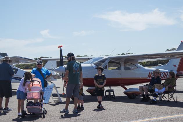 The third annual Wings &amp; Wheels &amp; WHY? was held April 10 at the Fernandina Beach Municipal Airport. Photo by Ashley Chandler/News-Leader