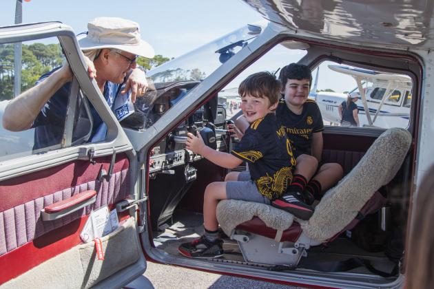 The third annual Wings &amp; Wheels &amp; WHY? was held April 10 at the Fernandina Beach Municipal Airport. Photo by Ashley Chandler/News-Leader