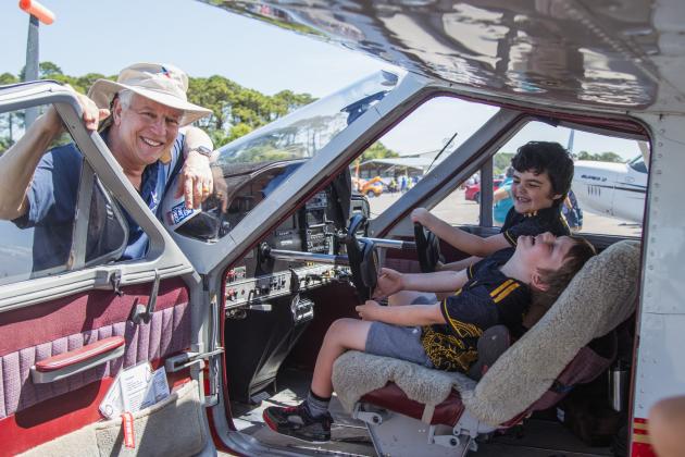 The third annual Wings &amp; Wheels &amp; WHY? was held April 10 at the Fernandina Beach Municipal Airport. Photo by Ashley Chandler/News-Leader
