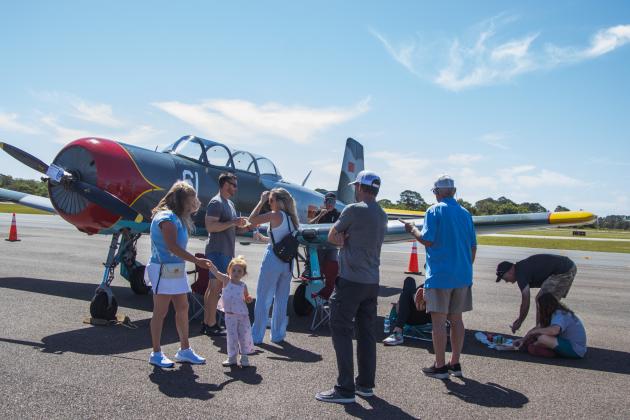 The third annual Wings &amp; Wheels &amp; WHY? was held April 10 at the Fernandina Beach Municipal Airport. Photo by Ashley Chandler/News-Leader