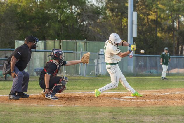 Yulee High School baseball faced Eagle’s View on March 30. Photo by Ashley Chandler/News-Leader