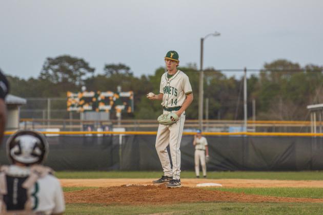 Yulee High School baseball faced Eagle’s View on March 30. Photo by Ashley Chandler/News-Leader