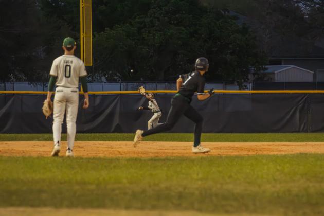 Yulee High School baseball faced Eagle’s View on March 30. Photo by Ashley Chandler/News-Leader
