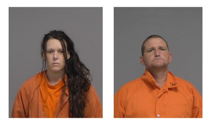 From left, Brandi Layton and Nathaniel Woolard 