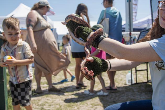 The Wild Amelia Nature Festival Eco Expo and Nassau County's Opening of the Beaches event were held Saturday at Main Beach Park. Photo by Ashley Chandler/News-Leade