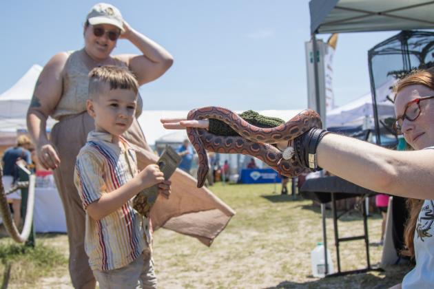 The Wild Amelia Nature Festival Eco Expo and Nassau County's Opening of the Beaches event were held Saturday at Main Beach Park. Photo by Ashley Chandler/News-Leade