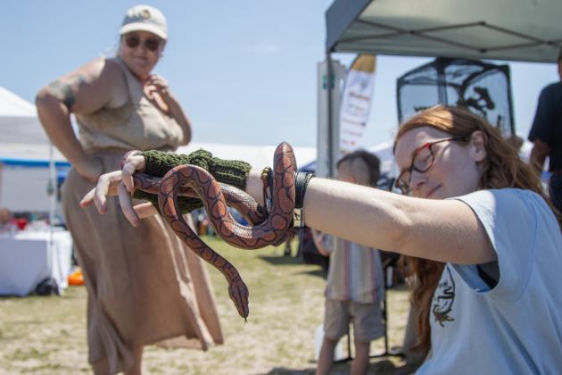The Wild Amelia Nature Festival Eco Expo and Nassau County's Opening of the Beaches event were held Saturday at Main Beach Park. Photo by Ashley Chandler/News-Leade