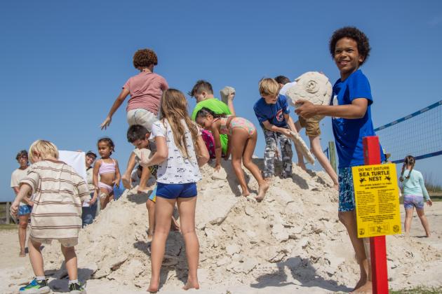Sponsored by Keep Nassau Beautiful, the Last Castle on the Beach was put on by the grass-roots movement Serenity Through Art Nature Dialogue (STAND). Photo by Ashley Chandler/News-Leader