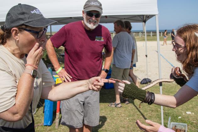 Sponsored by Keep Nassau Beautiful, the Last Castle on the Beach was put on by the grass-roots movement Serenity Through Art Nature Dialogue (STAND). Photo by Ashley Chandler/News-Leader
