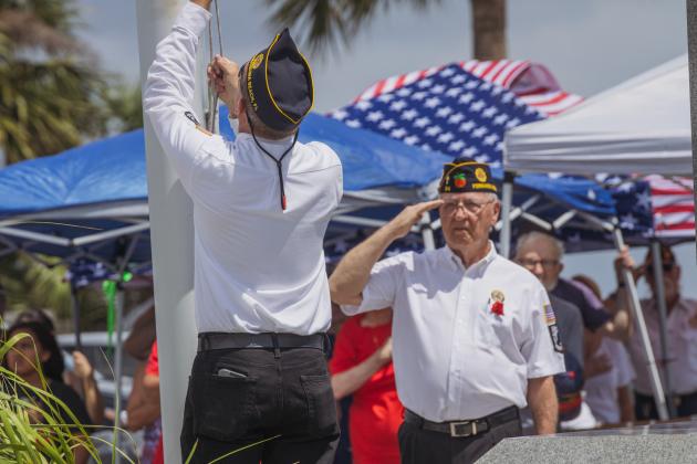 American Legion Post 54 hosted a Memorial Day event downtown Monday. Nick Blank/News-Leader