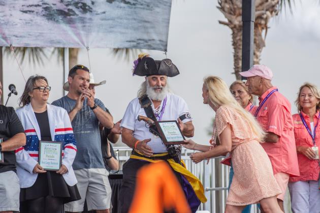 The 2026 Shrimp Festival Parade awards were announced during the Miss Shrimp Festival pageant on Friday. Photo by Ashley Chandler/News-Leader
