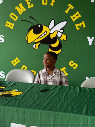 Yulee Primary School held a book-signing event for their resident author Amari Bryant, a first-grader at the school. Bryant signed copies of his book, Going Camping. Submitted