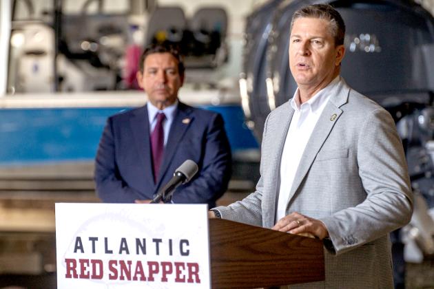 Florida Fish and Wildlife Conservation Commission Executive Director Roger Young said 2026 will have a historic red snapper season. Photo by Nick Blank/News-Leader