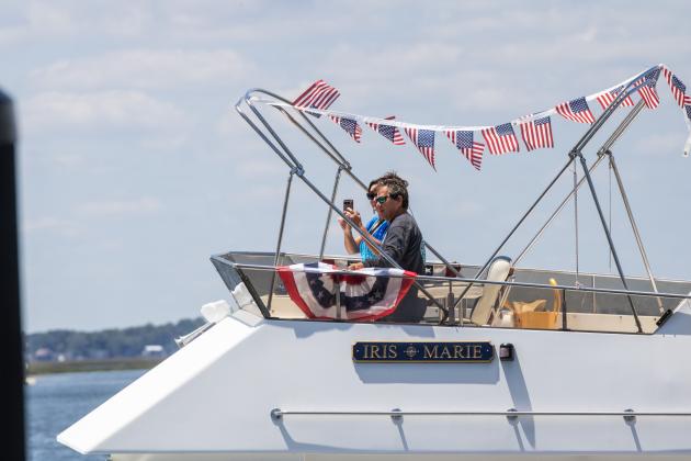 The Blessing of the Fleet was held Sunday at the 61st Annual Isle of Eight Flags Shrimp Festival. Photo by Nick Blank/News-Leader