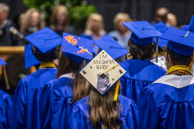 The Fernandina Beach High School Class of 2026 at the UNF Arena in Jacksonville Saturday for graduation. Photo by Nick Blank/News-Leader