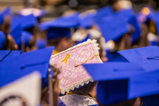 The Fernandina Beach High School Class of 2026 at the UNF Arena in Jacksonville Saturday for graduation. Photo by Nick Blank/News-Leader