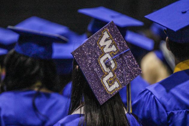 The Fernandina Beach High School Class of 2026 at the UNF Arena in Jacksonville Saturday for graduation. Photo by Nick Blank/News-Leader