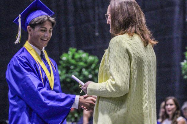 The Fernandina Beach High School Class of 2026 at the UNF Arena in Jacksonville Saturday for graduation. Photo by Nick Blank/News-Leader