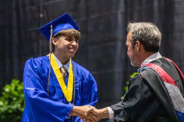 The Fernandina Beach High School Class of 2026 at the UNF Arena in Jacksonville Saturday for graduation. Photo by Nick Blank/News-Leader