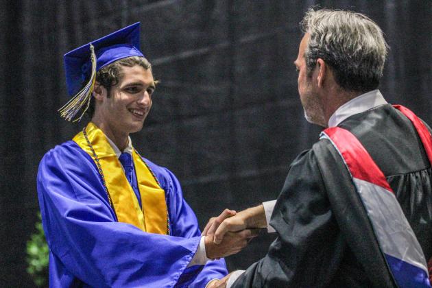 The Fernandina Beach High School Class of 2026 at the UNF Arena in Jacksonville Saturday for graduation. Photo by Nick Blank/News-Leader