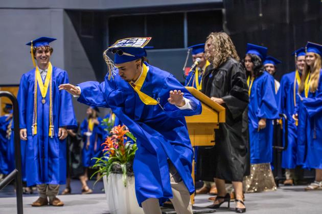 The Fernandina Beach High School Class of 2026 at the UNF Arena in Jacksonville Saturday for graduation. Photo by Nick Blank/News-Leader