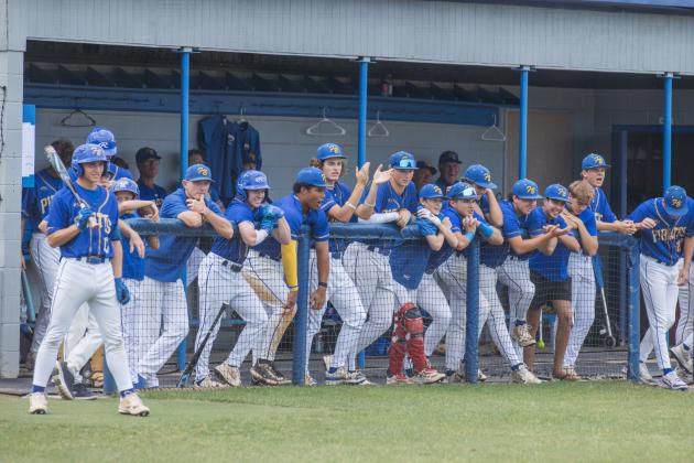 Game One of the Pirates three-game regional tournament series against Suwannee. Photo by Ashley Chandler/News-Leader