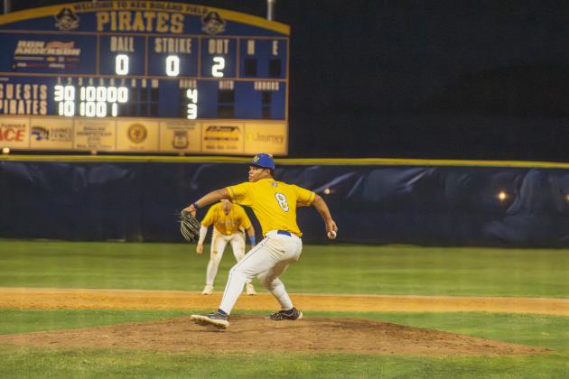 Game Two of the Pirates three-game regional tournament series against Suwannee. Photo by Ashley Chandler/News-Leader