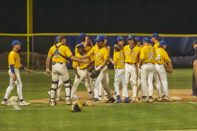 Game Two of the Pirates three-game regional tournament series against Suwannee. Photo by Ashley Chandler/News-Leader