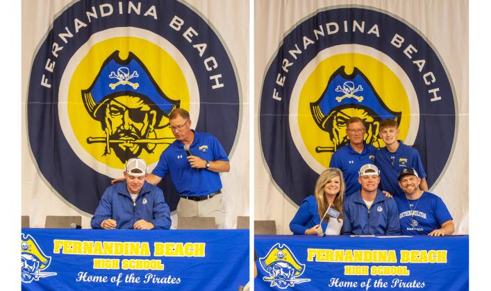 Lucas Hutchinson signed his letter of intent to play baseball at Southern Wesleyan University. Photo by Ashley Chandler/News-Leader