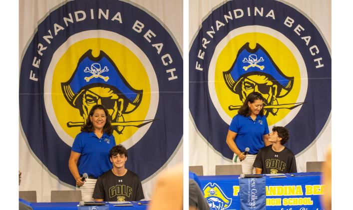 Brady Steffen signed to play golf for New College of Florida. Photo by Ashley Chandler/News-Leader