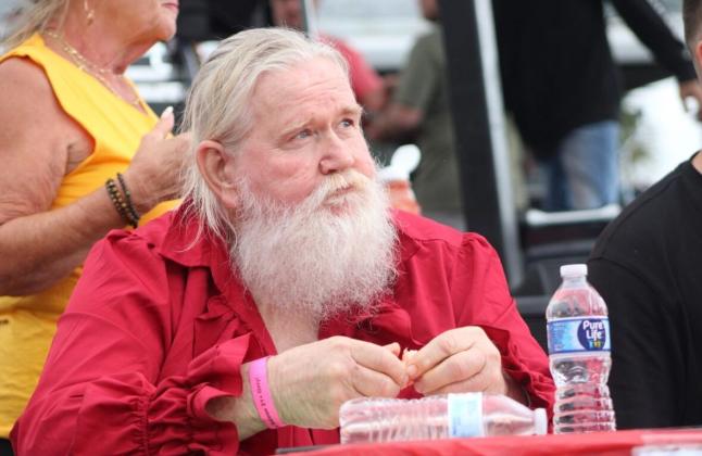 The shrimp eating contest was held Saturday at the 61st Annual Shrimp Festival. Photo by Marisa DeMar/News-Leader
