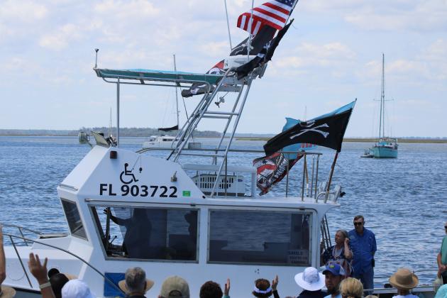 The Blessing of the Fleet was held Sunday at the 61st Annual Isle of Eight Flags Shrimp Festival. Photo by Nick Blank/News-Leader