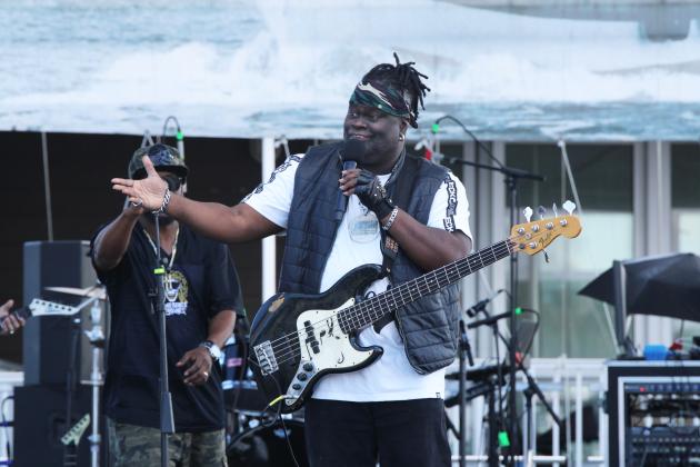 Trae Pierce &amp; the T-Stones performed Sunday at the 61st annual Eight Flags Shrimp Festival. Photo by Nick Blank/News-Leader