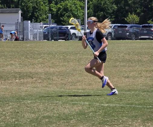 The Hammerhead Lacrosse U14 girls team faced Bolles in the last game of the season. Submitted photo