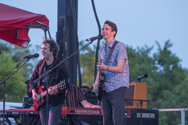 The Insiders performed on the main stage Friday at Shrimp Fest. Photo by Ashley Chandler/News-Leader