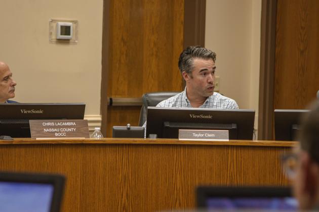 The Nassau County Fact Finding Committee held its first workshop Monday at the James S. Page Governmental Complex. Photo by Ashley Chandler/News-Leader