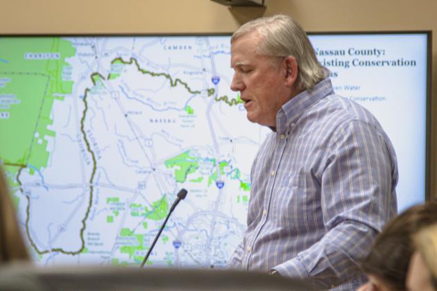 The Nassau County Fact Finding Committee held its first workshop Monday at the James S. Page Governmental Complex. Photo by Ashley Chandler/News-Leader