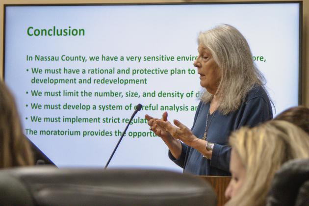 The Nassau County Fact Finding Committee held its first workshop Monday at the James S. Page Governmental Complex. Photo by Ashley Chandler/News-Leader