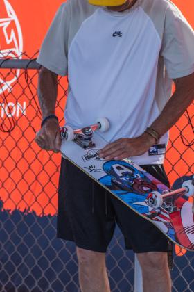 The Gumball 3000 Skate Showcase and equipment giveaway was held June 5 at Poe Pinson Skate Park. Photo by Ashley Chandler/News-Leader