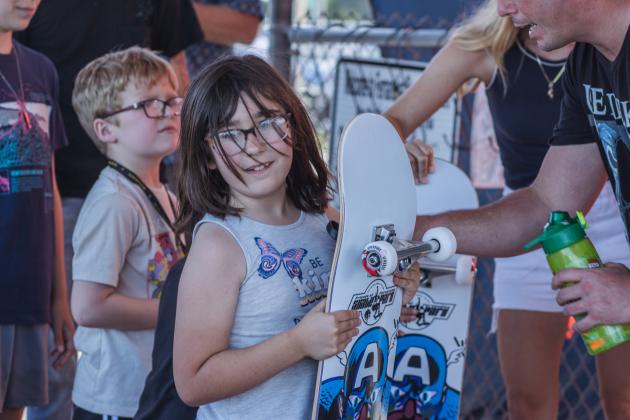 The Gumball 3000 Skate Showcase and equipment giveaway was held June 5 at Poe Pinson Skate Park. Photo by Ashley Chandler/News-Leader