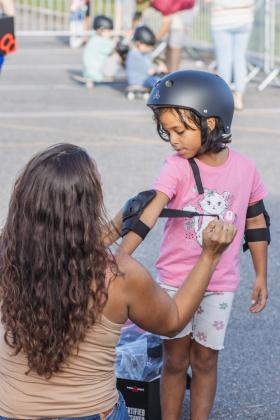 The Gumball 3000 Skate Showcase and equipment giveaway was held June 5 at Poe Pinson Skate Park. Photo by Ashley Chandler/News-Leader
