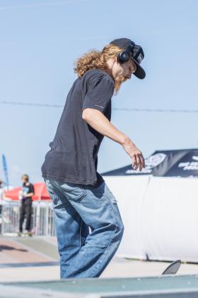 The Gumball 3000 Skate Showcase and equipment giveaway was held June 5 at Poe Pinson Skate Park. Photo by Ashley Chandler/News-Leader