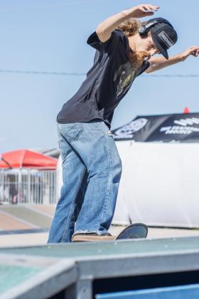 The Gumball 3000 Skate Showcase and equipment giveaway was held June 5 at Poe Pinson Skate Park. Photo by Ashley Chandler/News-Leader