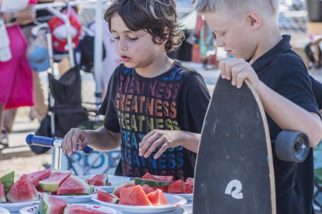 The Gumball 3000 Skate Showcase and equipment giveaway was held June 5 at Poe Pinson Skate Park. Photo by Ashley Chandler/News-Leader