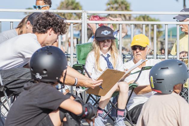 The Gumball 3000 Skate Showcase and equipment giveaway was held June 5 at Poe Pinson Skate Park. Photo by Ashley Chandler/News-Leader