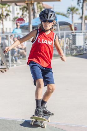 The Gumball 3000 Skate Showcase and equipment giveaway was held June 5 at Poe Pinson Skate Park. Photo by Ashley Chandler/News-Leader