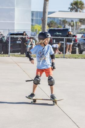 The Gumball 3000 Skate Showcase and equipment giveaway was held June 5 at Poe Pinson Skate Park. Photo by Ashley Chandler/News-Leader