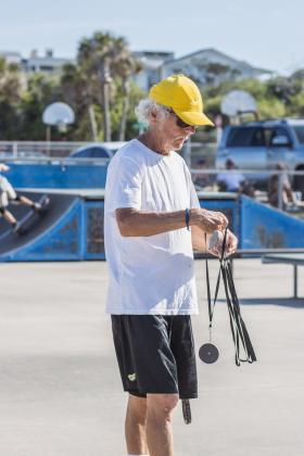 The Gumball 3000 Skate Showcase and equipment giveaway was held June 5 at Poe Pinson Skate Park. Photo by Ashley Chandler/News-Leader