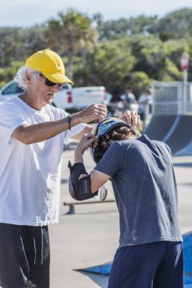 The Gumball 3000 Skate Showcase and equipment giveaway was held June 5 at Poe Pinson Skate Park. Photo by Ashley Chandler/News-Leader